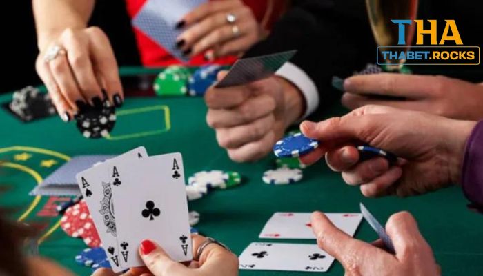 Các vòng chơi trong một ván Poker Thabet